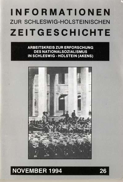ISHZ 26 Titelbild: Vorbeimarsch von NAPOLA-Schülern aus Plön vor Hitler und Mussolini in München 1937
