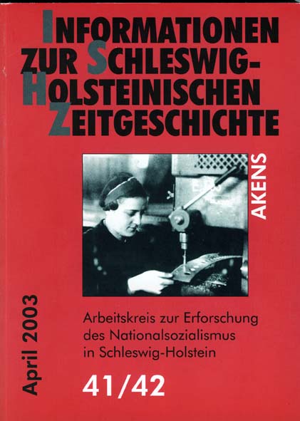 ISHZ 41/42 Titelbild: Deutsche weibliche so genannte Ersatzarbeitkraft bei der Ahlmann-Carlshtte, 1941
