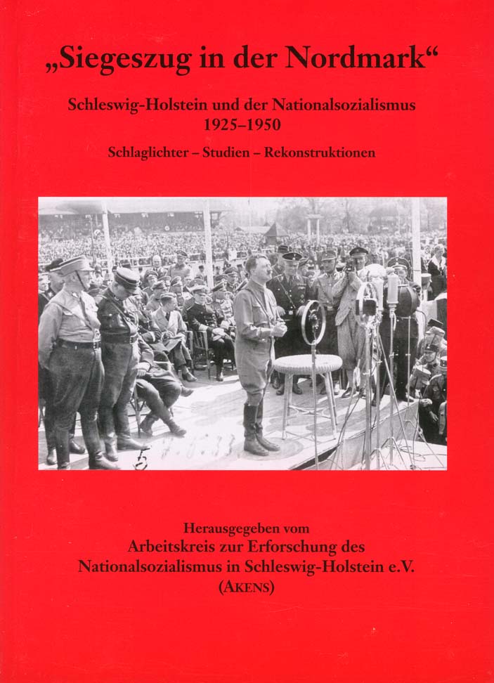 ISHZ 50 Titelbild: Adolf Hitler bei einer NS-Kundgebung auf dem Kieler Nordmark-Sportplatz, 7.5.1933