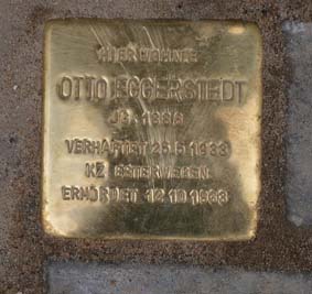Stolperstein für Otto Eggerstedt, Kiel