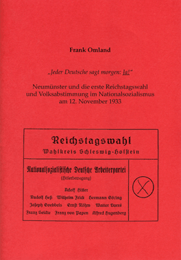 Beiheft 4: Frank Omland: "Jeder Deutsche sagt morgen: Ja!"